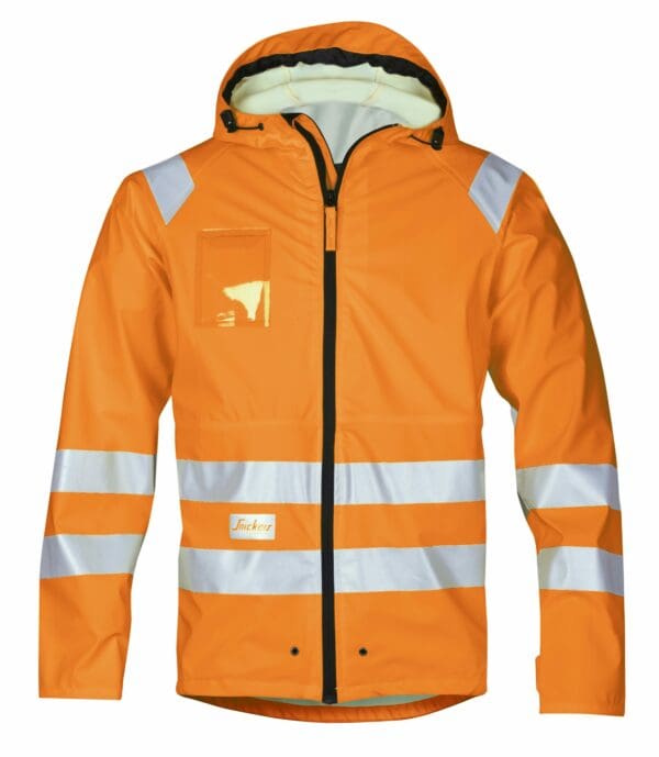 8233 - Hi-Vis PU Rain Jacket