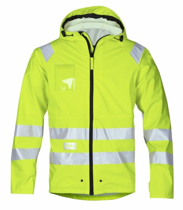 8233 - Hi-Vis PU Rain Jacket - Image 2