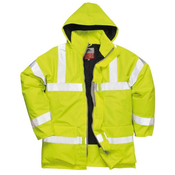 Bizflame Rain Hi-Vis Antistatic FR Jacket