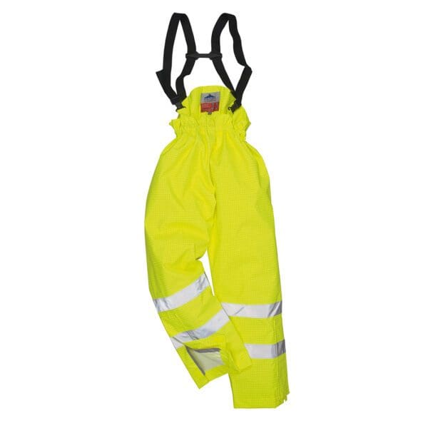 Bizflame Rain Lined- Hi-Vis Antistatic FR Trouser - Image 2