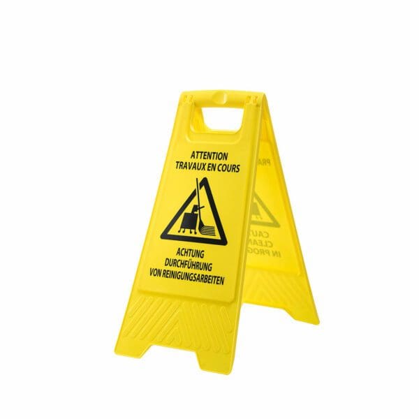 Cleaning In Progress Sign