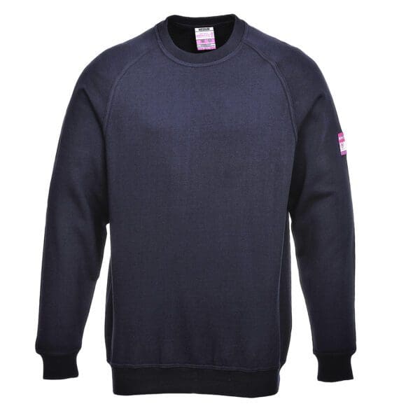 Flame Resistant Anti-Static Long Sleeve Sweatshirt - Image 2