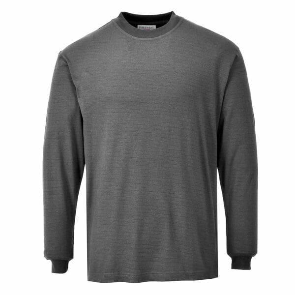 Flame Resistant Anti-Static Long Sleeve T-Shirt - Image 2