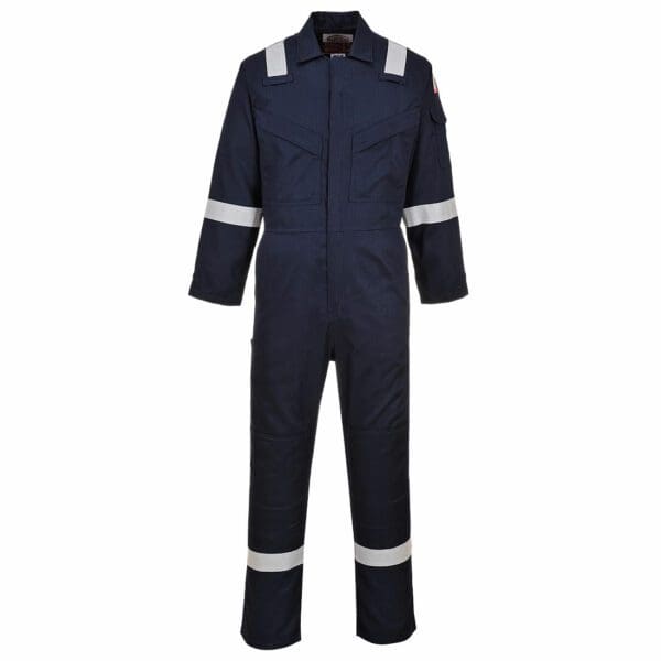 Flame Resistant Light Weight Anti-Static Coverall 280g - Image 3