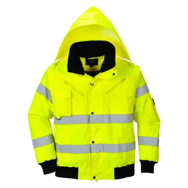 Hi-Vis 3-in-1 Bomber Jacket - Image 4