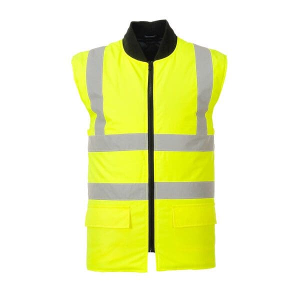 Hi-Vis 4-in-1 Contrast Traffic Jacket - Image 9