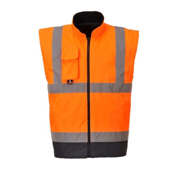 Hi-Vis 7-in-1 Contrast Traffic Jacket - Image 3