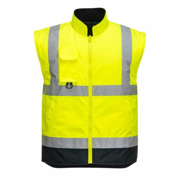 Hi-Vis 7-in-1 Contrast Traffic Jacket - Image 7