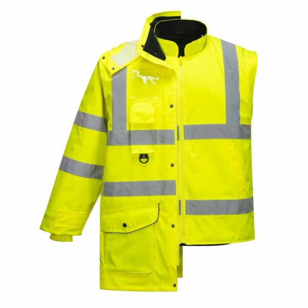 Hi-Vis 7-in-1 Traffic Jacket - Image 2