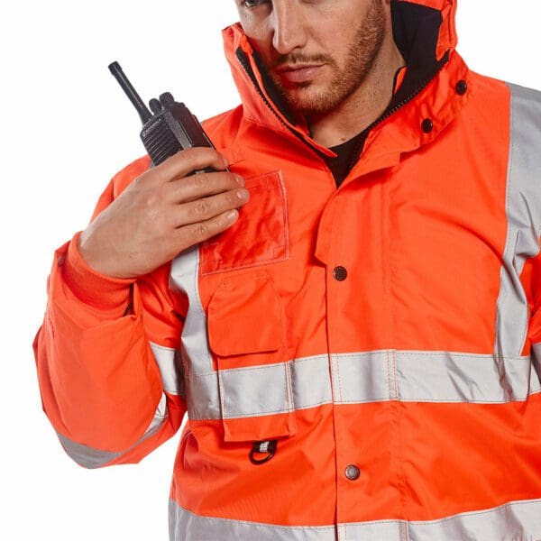 Hi-Vis 7-in-1 Traffic Jacket RIS - Image 4