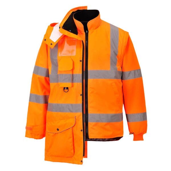 Hi-Vis 7-in-1 Traffic Jacket RIS - Image 9