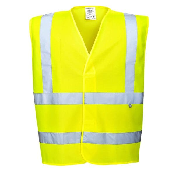 Hi-Vis Anti Static Vest - Flame Resistant - Image 2