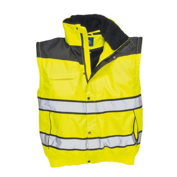 Hi-Vis Classic Bomber Jacket - Image 4
