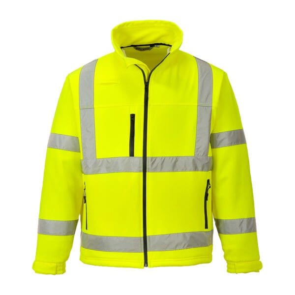 Hi-Vis Classic Softshell Jacket (3L) - Image 2