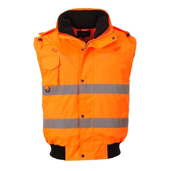 Hi-Vis Contrast Bomber Jacket - Image 2