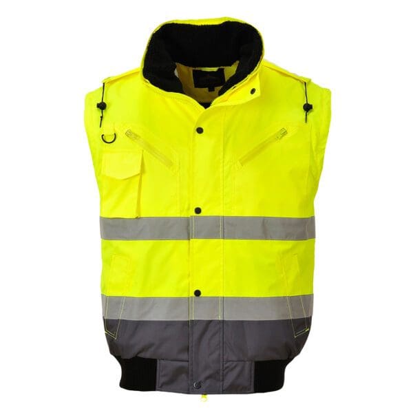 Hi-Vis Contrast Bomber Jacket - Image 6