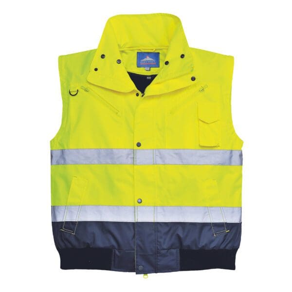 Hi-Vis Contrast Bomber Jacket - Image 7