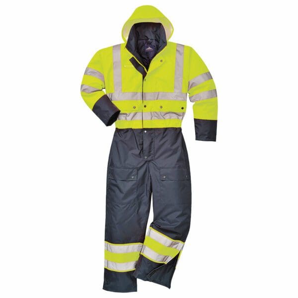 Hi-Vis Contrast Coverall - Lined - Image 6