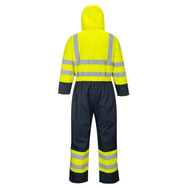 Hi-Vis Contrast Coverall - Lined - Image 7