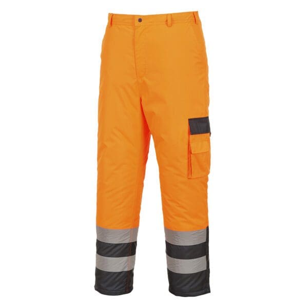 Hi-Vis Contrast Trousers - Lined