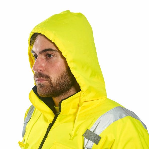 Hi-Vis Essential Bomber Jacket - Image 5