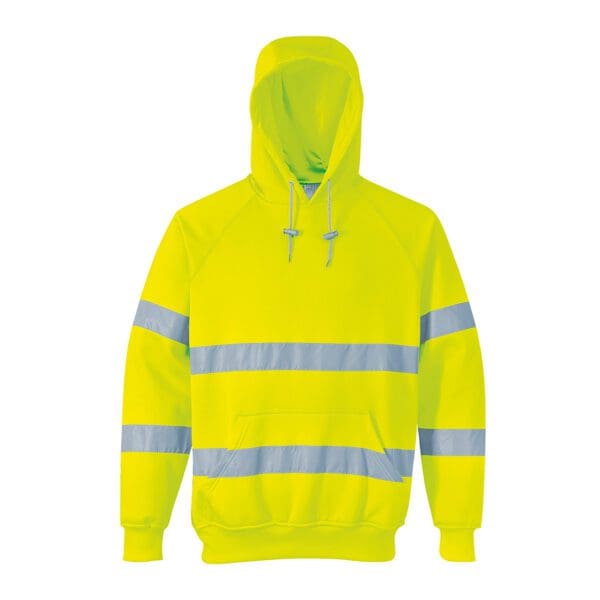 Hi-Vis Hooded Sweatshirt - Image 3