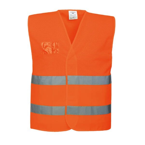 Hi-Vis Half Mesh Vest