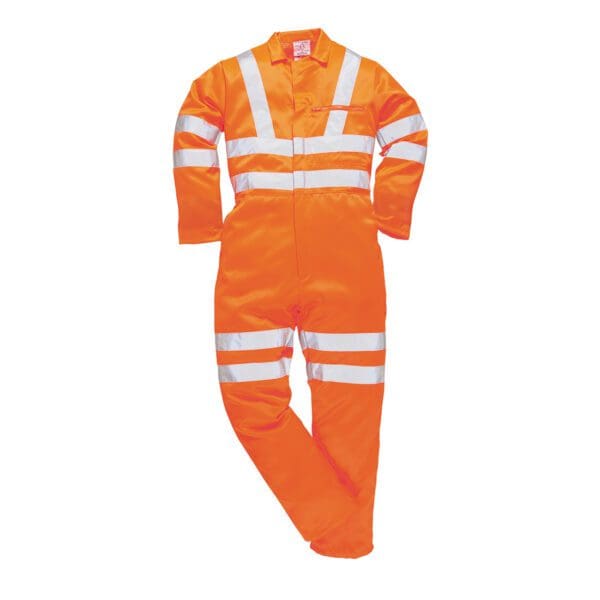 Hi-Vis Poly-cotton Coverall RIS - Image 2