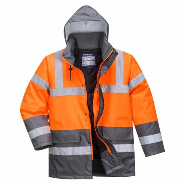 Hi-Vis Two Tone Traffic Jacket - Image 2