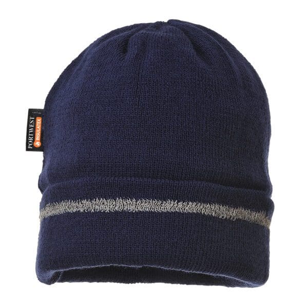 Reflective Trim Knit Hat Insulatex Lined - Image 4