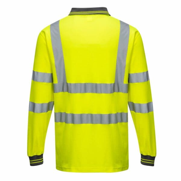 Long Sleeved Cotton Comfort Polo - Image 2