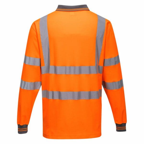 Long Sleeved Cotton Comfort Polo - Image 3