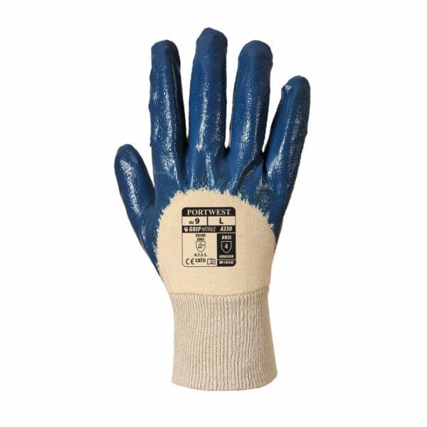 Nitrile Light Knitwrist Glove