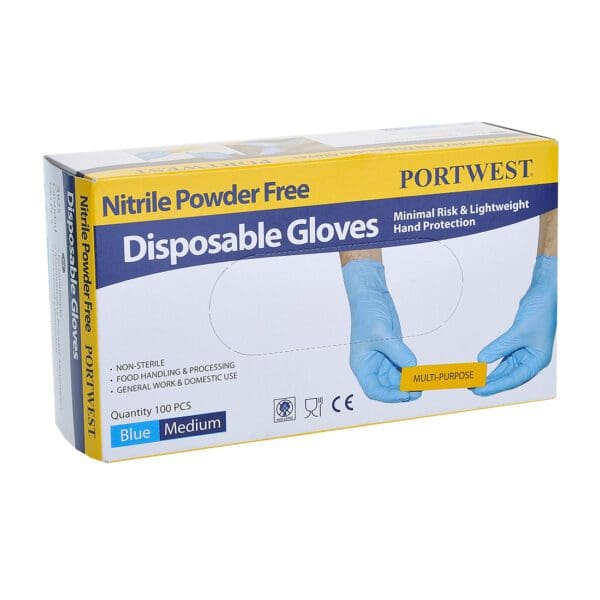 A925 - Powder Free Nitrile Disposable Glove - Image 3