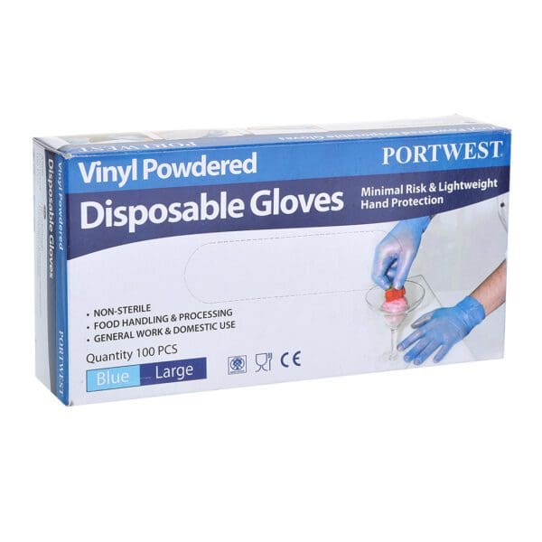 Powdered Vinyl Disposable Glove - Image 2