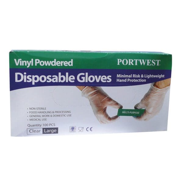 Powdered Vinyl Disposable Glove - Image 4