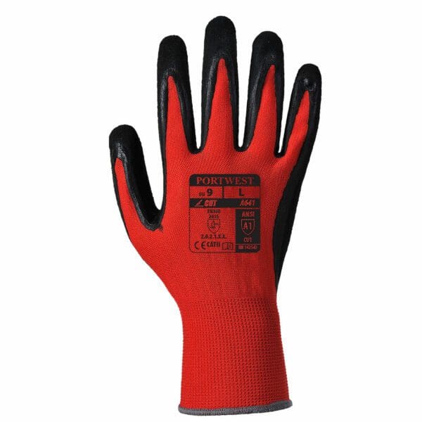 Red Cut 1 Glove