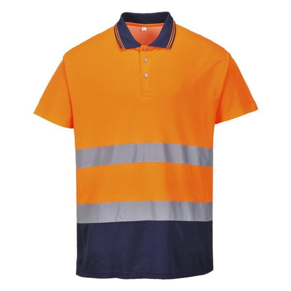 Two Tone Cotton Comfort Polo