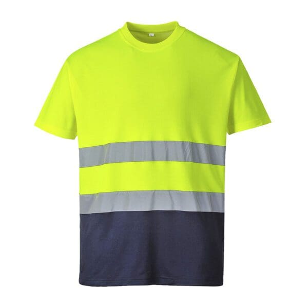Two Tone Cotton Comfort T-shirt - Image 2
