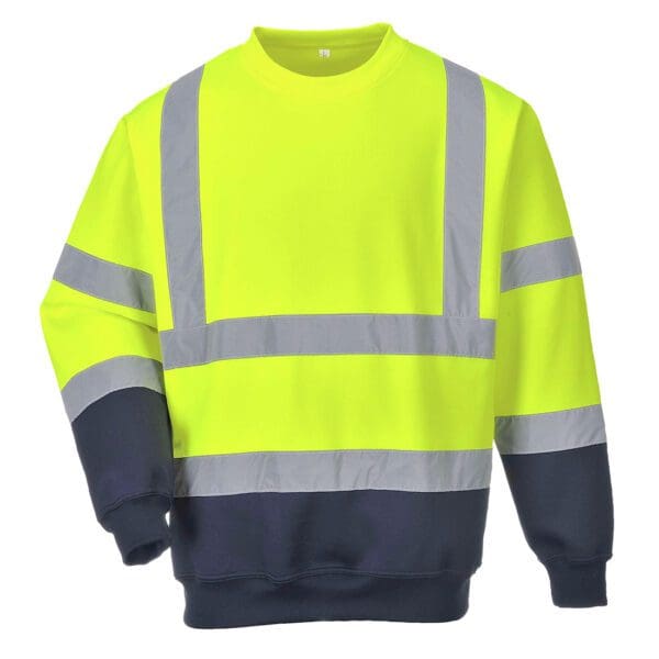Two Tone Hi-Vis Sweatshirt - Image 2