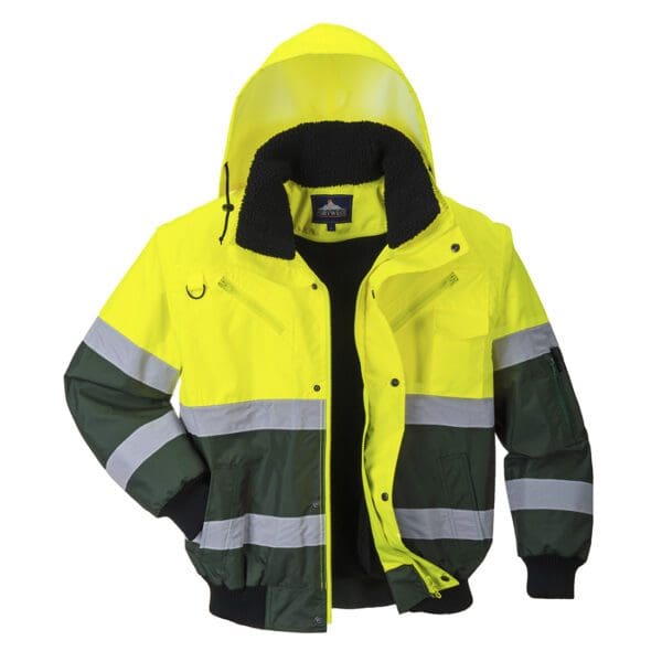 X Hi-Vis Bomber Jacket - Image 3