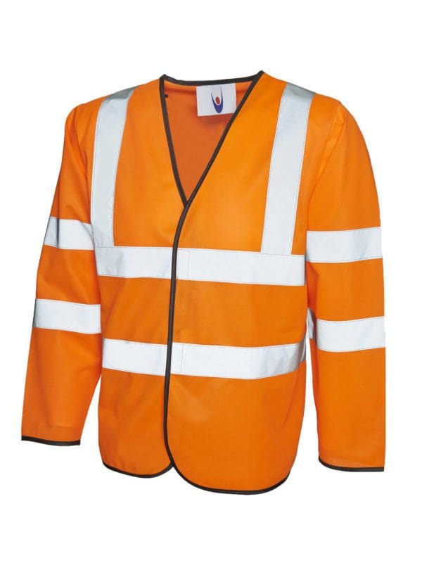 UC802 Long Sleeve Safety Waist Coat - Image 2