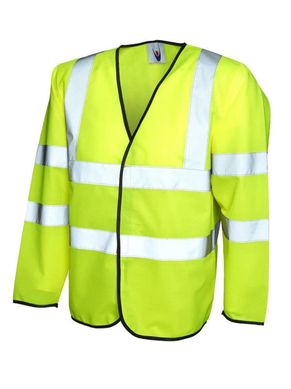 UC802 Long Sleeve Safety Waist Coat - Image 3