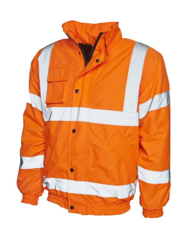UC804 High Visibility Bomber Jacket - Image 2