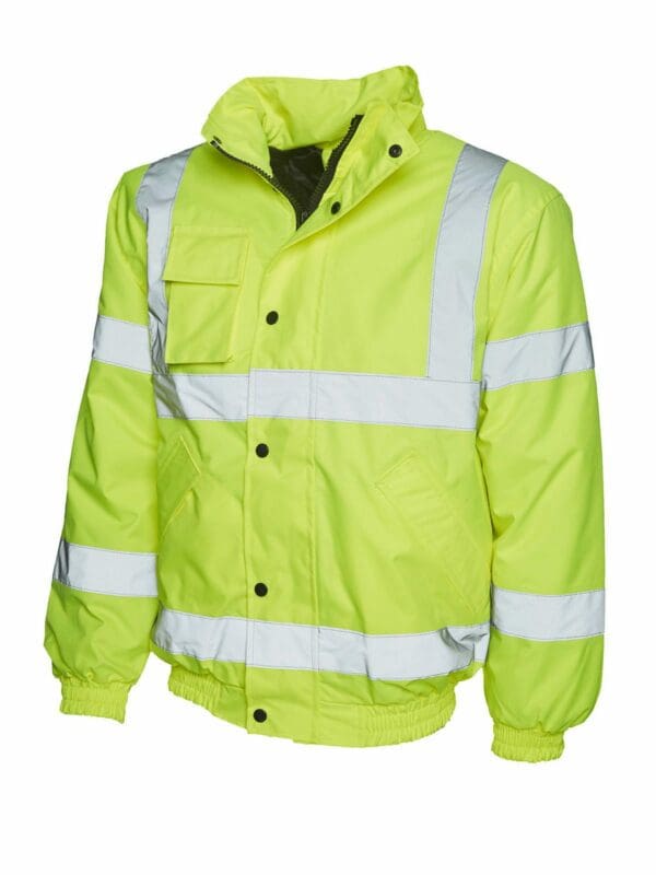 UC804 High Visibility Bomber Jacket - Image 3