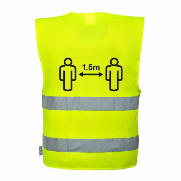"1.5m Social Distancing" Vest - Image 2