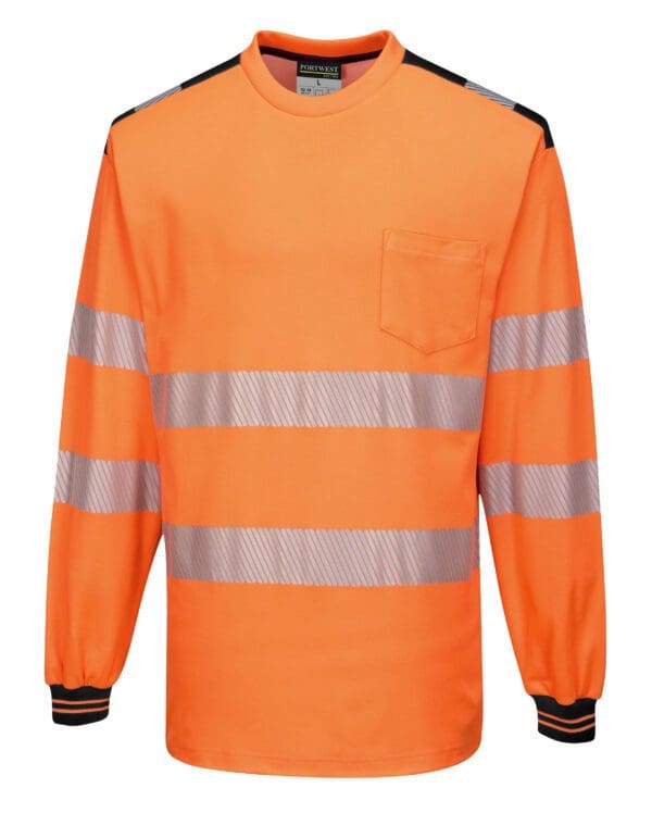 PW3 Hi-Vis Long Sleeve T-Shirt