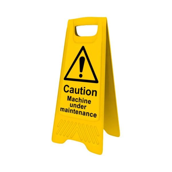 Heavy Duty A-Board - Caution Machine Under Maintenance