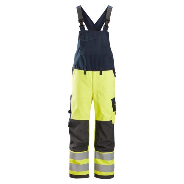 6060 - ProtecWork High-Vis Bib & Brace Trousers Class 2