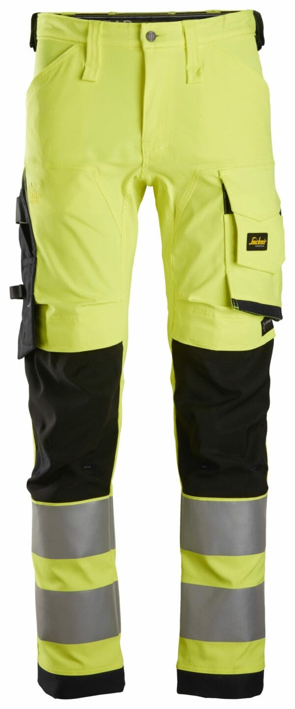 6343 - AllroundWork High-Vis Stretch Trousers Class 2 - Image 3